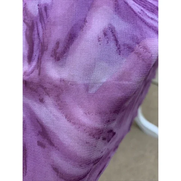 VtG Jonathan Martin 100% Silk Dress Y2K Fairy Babydoll Purple Sheer Sz 6 NWT - Picture 13 of 16